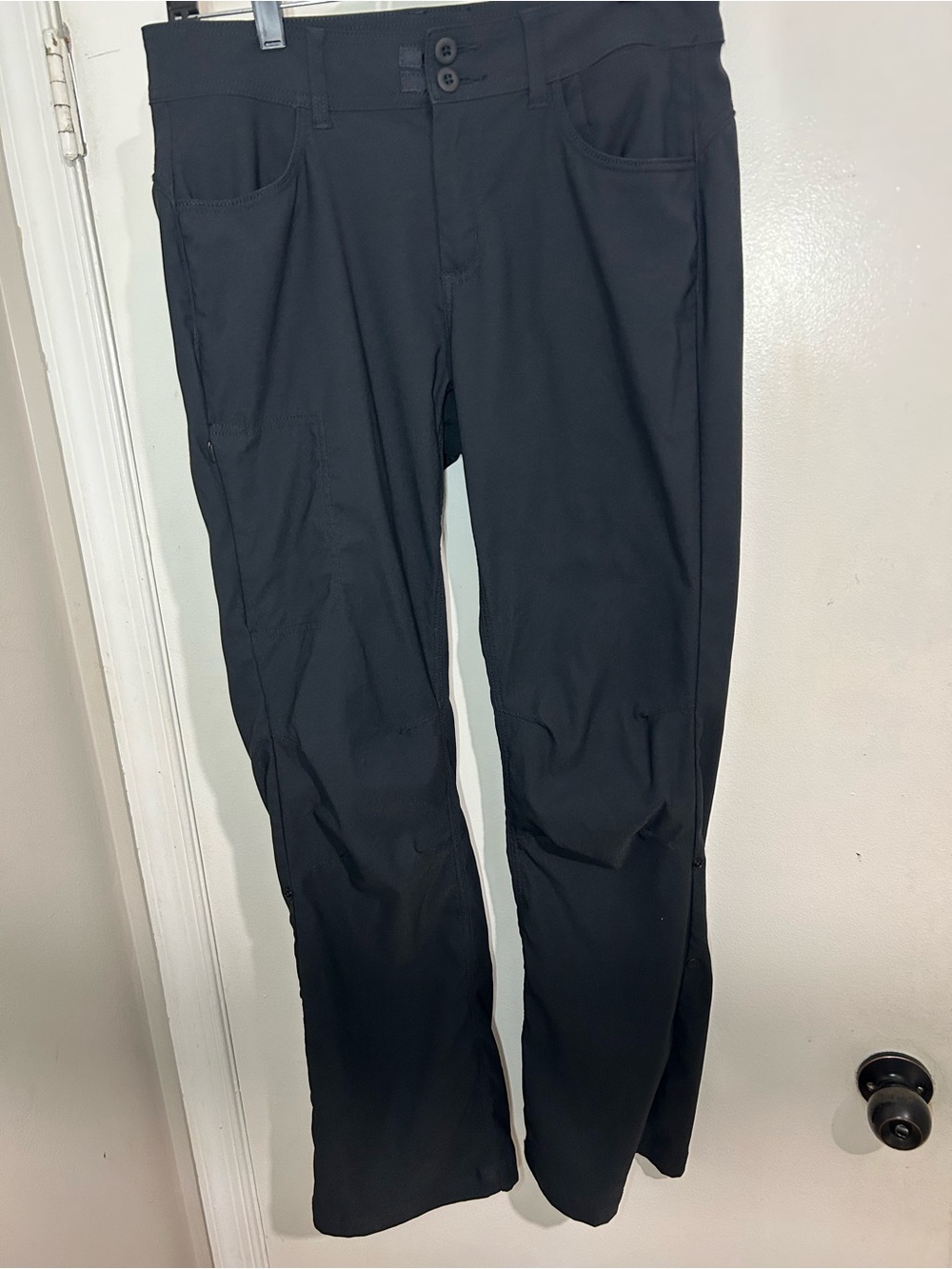 Prana Black Straight-Leg Women's Performance Pants
